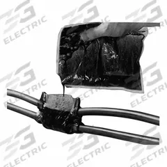 3M Splice Kit: 1 kV Max Volt (MPN 61345). Key specifications — Container Type: Box; Kit Includes: Pressure-Sensitive Adhesive Film Sealing Strip; Special Features: Flexible Film Plastic Mold with Built-In Spacer Web and Sealing Strips Along the Adjacent Edges 3M™ Scotchcast™ Electrical Insulating Resin 2104 in a Convenient Closed Mixing Pouch; Brand: 3M.