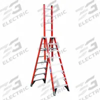 WERNER Extension Ladder: 8 ft Overall Ht, Fiberglass, 300 lb Load Capacity - Max, 74 lb Wt (MPN E7408). Key specifications — attr1049744: WERNER.