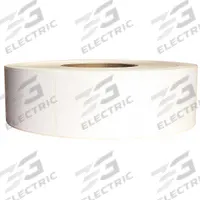 APPROVED VENDOR Barcode Printer Label: 2 in Label Wd, 6 in Label Ht, White, 3 in Core Dia., Matte (MPN 60DX21). Key specifications — Brand: APPROVED VENDOR; Label Color: White; Perforation: Perforated; Adhesive Material: Permanent; Label Finish: Matte.