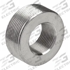 CALBRITE Reducing Bushing: 316 Stainless Steel, Polished, 1 in_1 1/2 in Trade Size (MPN S61500FB10). Key specifications — Brand: CALBRITE.