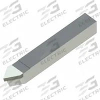MICRO 100 Single-Point Tool Bit: E Tool Bit Style, 1/2 in Shank Wd, 1/2 in Shank Ht, Carbide, Zinc (MPN E-8)
