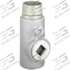Sealing Fitting - Vertical and Horizontal: Iron, 3 1/2 in Trade Size, Male to Female (MPN EYM-350). Key specifications — Brand: APPLETON ELECTRIC; Connection Type: Threaded; Thread Gender: Male to Female; Ends - Hazardous Fittings: 3-1/2 in FNPT x 3-1/2 in MNPT; Material: Iron; Hazardous Location Rating: Class I, Division 1 and 2, Groups B, C, D; Thread Type: NPT; Standards: CSA C22.2 No 30.