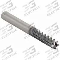 CLEVELAND Square End Mill: Carbide, TiAlN Coated, 5 Flute, 3/8" Mill Dia, 1-1/2" LOC, 4" OAL (MPN C80436)