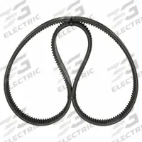 DAYTON Banded Cogged V-Belt: 3/3VX600, 3 Ribs, 60 in Outside Lg, 1 1/8 in Top Wd, 5/16 in Thick (MPN 454U17). Key specifications — Belt Material: Rubber Compound.