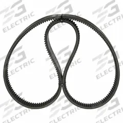 DAYTON Banded Cogged V-Belt: 3/3VX600, 3 Ribs, 60 in Outside Lg, 1 1/8 in Top Wd, 5/16 in Thick (MPN 454U17). Key specifications — Belt Material: Rubber Compound.