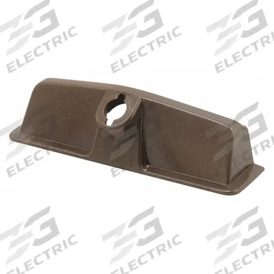 TRUE HARDWARE Operator Cover: 5 1/4 in Overall Lg, Brown - Awning & Casement Window Operator Covers