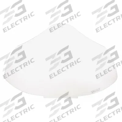 UVEX BY PIP Face Shield Visor: 14 1/4 in Overall Wd, 9 1/2 in Overall Ht - General Purpose Replacement Visors