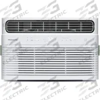 FRIGIDAIRE Window Air Conditioner: 300 sq ft – 350 sq ft, 8,000 BtuH, 115V AC, 5-15P, Cooling Only (MPN FHWW085WE1). Key specifications — Brand: FRIGIDAIRE; Combined Energy Efficiency Ratio (CEER) Rating: 15.0; Voltage: 115V AC; NEMA Plug Configuration: 5-15P; Special Features_Broad: Wi-Fi.