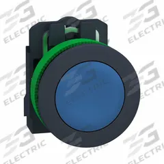 SCHNEIDER Flush Push Button Operator: Non-Illuminated, Flush Profile, Non-Metallic, 30 mm, 1NO (MPN XB5FA61). Key specifications — Brand: SCHNEIDER; Action: Momentary; Series: XB5; Push Button Material Type: Non-Metallic.