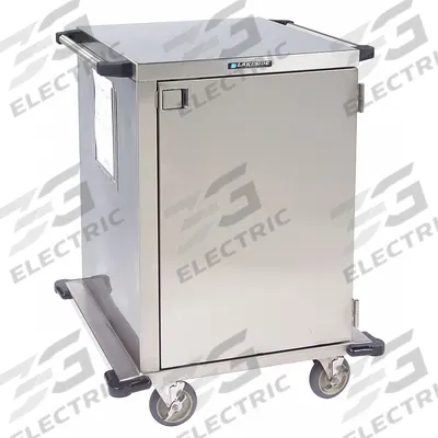 LAKESIDE Surgical Case Cart: Stainless Steel, (2) Swivel/(2) Swivel with Brake, Silver - Surgical Case Carts