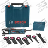 BOSCH Oscillating Tool Kit: 8,000 to 20,000, 3.6° Oscillation Angle, 5.5 A Current, 11 in Tool Lg (MPN GOP55-36C1). Key specifications — attr1255112: BOSCH; attr1255090: 8,000 to 20,000; attr1255081: Yes.
