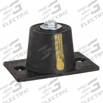 MASON Floor-Mount Vibration Isolator: Neoprene, 600 lb Capacity, 1 7/8 in Ht - Elastomer-Style Floor-Mount Vibration Isolators