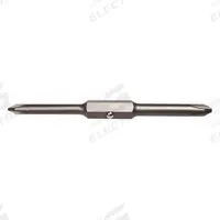KLEIN TOOLS Double Ended Driver Bit: Imperial, Hand, #1 – Phillips Bit Size and Type Side 1, 2 PK (MPN 32400). Key specifications — attr1132179: Hex; attr1110551: KLEIN TOOLS; attr1132174: Steel.