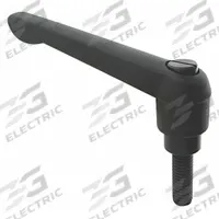 APPROVED VENDOR Adjustable Handle: Zinc w/ Steel Thread, M10 Thread, 45 mm Thread Lg, 95 mm Lg (MPN MA-39355). Key specifications — Brand: APPROVED VENDOR.