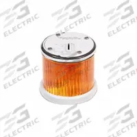 EDWARDS SIGNALING Tower Light Module: Flashing/Steady, 24V AC/24V DC, Amber, 2 15/16 in Overall Dia (MPN 270LEDMA24AD). Key specifications — Brand: EDWARDS SIGNALING; Lens Color: Amber; Operating Voltage: 24V AC; Manufacturer Part Number: 270LEDMA24AD.