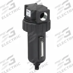 PARKER Compressed Air Filter: Particulate, 3/4 in NPT, 5 micron, 145 cfm, 250 psi Max Op Pressure (MPN 07F44BC). Key specifications — attr110055: 07F; attr110008: PARKER.