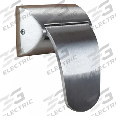 ABH Door Lockset: Passage Paddle Locksets, Stainless Steel, ADA Compliant