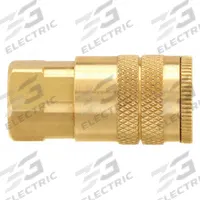 PARKER Quick Connect Hose Coupling: 1/4 in Body Size, 1/8 in Hose Fitting Size, 1/8" -27 Thread Size (MPN B23A). Key specifications — Brand: PARKER; Thread Size: 1/8" -27; Coupling Locking Type: Sleeve; Hose Fitting Gender: Female.