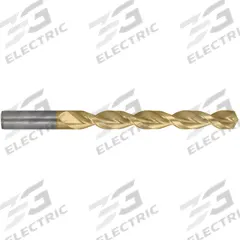 CLEVELAND Jobber Length Drill Bit: 17/64", 135° Split Point, TiN-Coated Cobalt, Fast Spiral (MPN C16680). Key specifications — attr1229327: 0.2656.