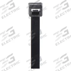 GRAINGER Cable Tie: 18 in Nominal Lg, 4 1/2 in Nominal Max. Bundle Dia., 0.3 in Wd, Black, 50 PK (MPN 36J168). Key specifications — Outdoor Use: Yes; Color: Black; Brand: GRAINGER.