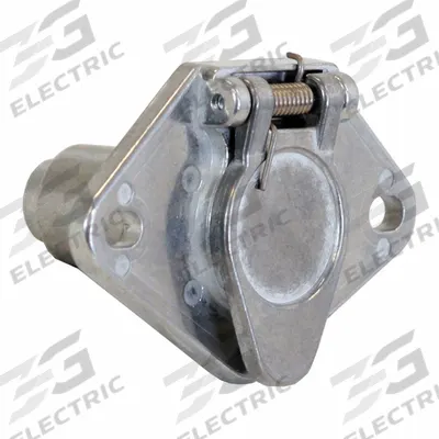 BUYERS PRODUCTS Trailer Connector: 4-Way, Steel, Trailer Electrical Connection, Spring (MPN TC1004) - Fleet and Vehicle Maintenance