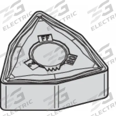 WIDIA Turning Insert: WNMG332FF - Trigon (W) Indexable Turning Inserts
