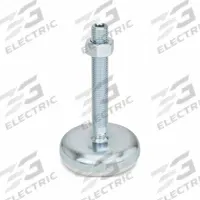 JW WINCO Male-End Leveling Mount: Swiveling Stud, 5/8"-11 Thread Size, 3.94 in, 2,473 lbf Capacity (MPN 30-100-5/8X11-150-A2-UK). Key specifications — Base Shape: Round; Load Capacity: 2,473 lbf; Thrust Pad Material: TPE; Includes: Nut.