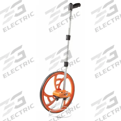 KESON Measuring Wheel: 9,999 ft Range, Fixed Handle Handle, Spoked Single Wheel - Mechanical Outdoor Measuring Wheels