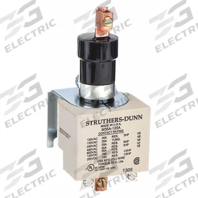 STRUTHERS-DUNN Mercury Displacement Contactor: 120V AC, 35 A Full Load Current - Resistive - Mercury Displacement Contactors