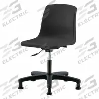 BLUE RIDGE ERGONOMICS Shell Chair: Black, Plastic Material, 17 in Back Ht, 16 in Seat Wd, Stationary (MPN SDHCH-RG-RG-BLK). Key specifications — attr982877: Black; attr982865: Black; attr982870: BLUE RIDGE ERGONOMICS; attr982901: Black.