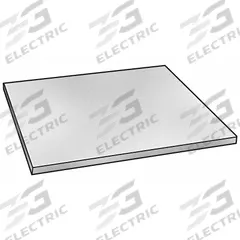 PEI Sheet: 0.04 in Thick, 12 in x 4 ft, Opaque, Amber, 17,000 psi Tensile Strength, 0.5 ft-lb/in (MPN 1NRG3). Key specifications — Clarity: Opaque; Impact Strength: 0.5 ft-lb/in.