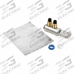 3M Splice Kit: 1 Hole Lug, For Wire Sizes 2 AWG – 250 kcmil, For Stud Size 1/2 in, Aluminum (MPN 61047). Key specifications — For Wire Material: Aluminum; For Stud Size: 1/2 in; Lug Material: Aluminum; Brand: 3M; Max Wire Size: 250 kcmil; Minimum Wire Size: 2 AWG.