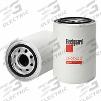 FLEETGUARD Oil Filter: 1 1/8"-16 Thread Size, 5 7/16 in Overall Ht, 5 7/16 in Overall Lg, Oil (MPN LF3342). Key specifications — Brand: FLEETGUARD; Compatible Vehicle Make: Dynapac.