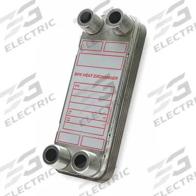 BELL & GOSSETT Heat Exchanger: 5,900,000 BtuH Water / 509,000 BtuH Oil, 225 gpm, 82.91 sq ft - Brazed Plate Heat Exchangers