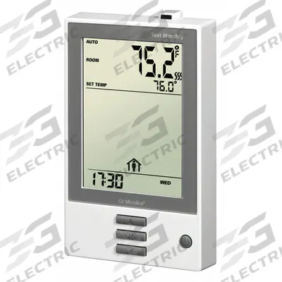 THERMOSOFT Electric Floor Heater Thermostat: 3 in Overall Wd, 120/240V AC, 41° to 104°F - Thermostats for Electric Floor Heaters