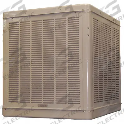 CHAMPION Ducted Evaporative Cooler: 4,000 sq ft, 2 in Pad Thick - Commercial Ducted Evaporative Coolers