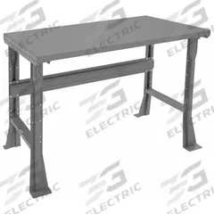 TENNSCO Workbench: Fixed Ht, Steel, 48 in x 30 in, 4,000 lb Overall Load Capacity, Gray (MPN WB-1-3048S). Key specifications — Brand: TENNSCO.