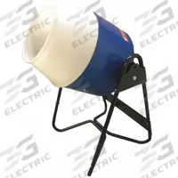 MARSHALLTOWN Corded Concrete Mixer: For use with Concrete, 3 cu ft Drum Capacity, Polyethylene Drum (MPN 300DD-PL). Key specifications — Materials For Use With: Concrete; Drum Material: Polyethylene; Product Type: Concrete Mixer; Power Source: Corded; Brand: MARSHALLTOWN; Frame: Welded.