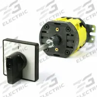 GIOVENZANA Switch: 40 A Current Rating, 600V AC (MPN A-101847G). Key specifications — Phase: Three; Features: 90 Degree Handle Knob; Manufacturer Part Number: A-101847G; Includes: Rotary Cam On-Off Switch; Brand: GIOVENZANA; Mounting Style: Rear Panel.