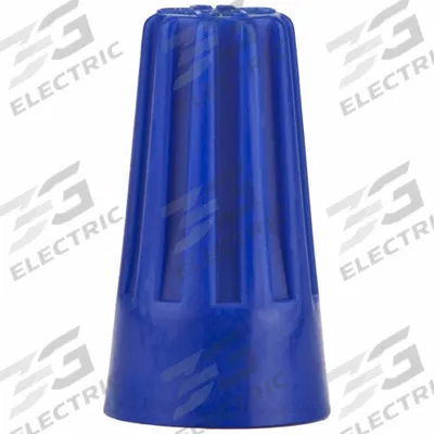 3M Twist-On Wire Connectors: Blue, Wire Sizes 22 AWG – 16 AWG, 300 V, 1,000 - General Purpose Wire Connectors