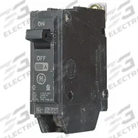 GE Miniature Circuit Breaker: THHQB, 60 A, 120/240V AC, Single Phase, 22kA at 120/240V AC, 1 Poles (MPN THHQB1160). Key specifications — attr195972: 60 A; attr195973: 120/240V AC; attr195974: Single; attr195975: 22kA at 120/240V AC; attr195976: Bus Connections of Load Centers.
