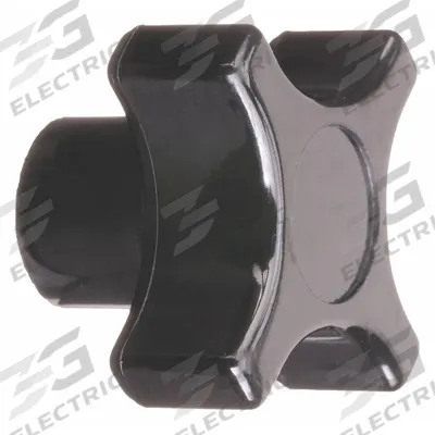 DAVIES Hand Knob: 4 Point, Thermoset, 3/8"-16 Thread - 4-Arm Knobs with Threaded Hole