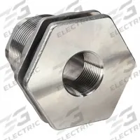 BANJO Bulkhead Tank Fitting: Stainless Steel Body, 1 1/2 in Female NPT Threaded Inside, EPDM Gasket (MPN TF150SS). Key specifications — Fitting Material: Stainless Steel; Brand: BANJO.