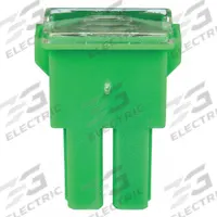 BUSSMANN Automotive Fuse: FLF Series, Green, Female, Cartridge, Fast-Acting, 40 A, 32 V DC (MPN FLF-40). Key specifications — Series: FLF; Brand: BUSSMANN.