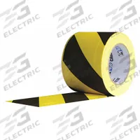 PROTAPES Gaffer's Tape: 6 in Wd, 30 yd Lg, 11 mil Thick, Black/Yellow, Cloth, Uncoated Cotton Cloth (MPN Cable Path). Key specifications — attr1244940: Cable Path; attr1244962: Uncoated Cotton Cloth.
