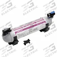 SHURFLO Inline Water Filter Systems: 5 micron, 3 gpm, NPT, 16 in Overall Ht, 6,000 gal, Carbon (MPN 94-751-00-75). Key specifications — Brand: SHURFLO; Reduces: Chlorine Taste; Filter Media: Carbon.
