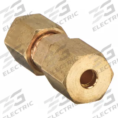 APPROVED VENDOR Compression Fitting Union: 5/8 in OD x 5/8 in OD Fitting Size - Low-Lead Standard Sleeve Brass Compression Fitting