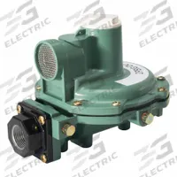 FISHER LPG Pressure Regulator: Lever-Acting Gas, 1,250,000 BtuH Gas Capacity, Aluminum, NPT x NPT (MPN R622E-BCH). Key specifications — Brand: FISHER LPG; Body Material: Aluminum.