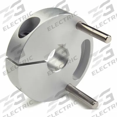 RULAND MANUFACTURING Controlflex Coupling Hub: 1° Angular Misalignment, 1.5 mm Axial Motion - Double Insert Hubs for Keyed Shafts