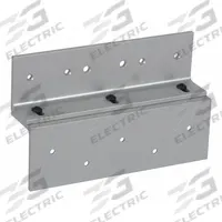 RUTHERFORD Electromagnetic Lock: 9 3/8 in Lg, 1 7/8 in Wd, 1 in Ht (MPN TJ71 28). Key specifications — Material: Aluminum; Brand: RUTHERFORD.